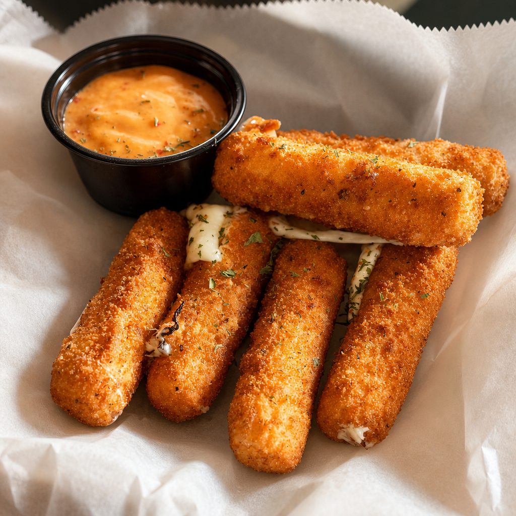 Mozzarella sticks.