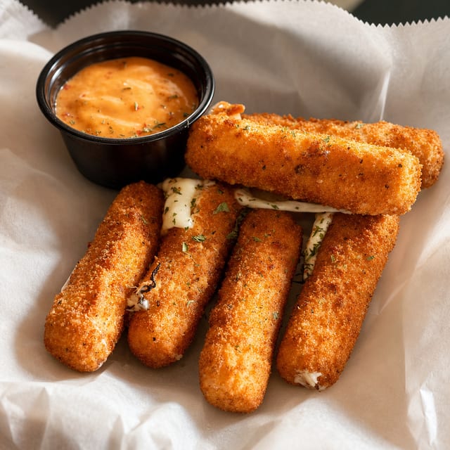 Mozzarella sticks.